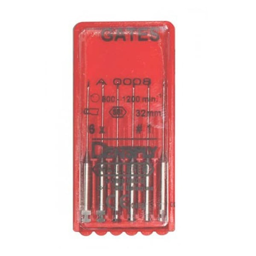 [MA0526] FRESAS GATES 19mm. 6uds. (Nº1)