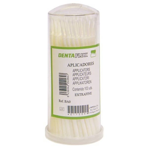 [DN0090] MICROAPLICADORES EXTRA-FINOS BLANCOS 100ud.