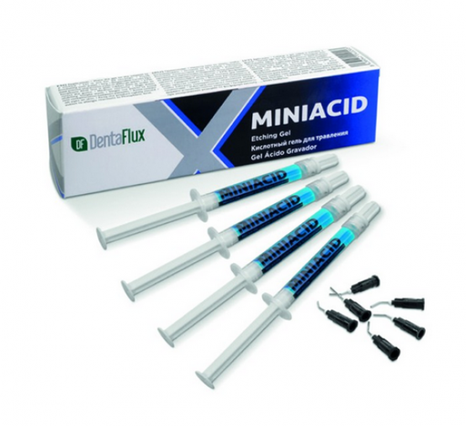 [DN0104] GEL ACIDO GRABADOR 37%  JERINGA 4x1.2ml. AZUL