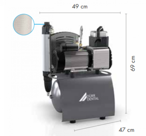 [DU0007] COMPRESOR PRIMO C/SECADOR MEMBRANA