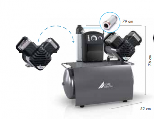 [DU0417] COMPRESOR DUO TANDEM 1 AGREGADO