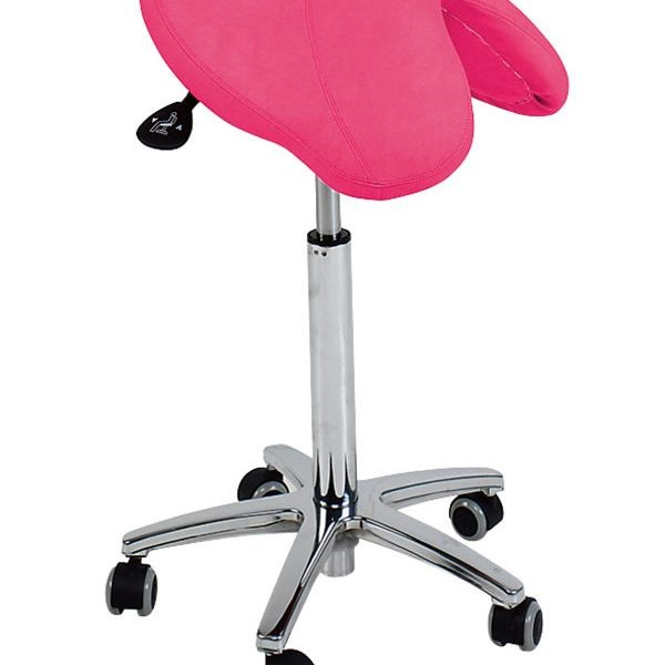 TABURETE PONY SILLA DE MONTAR BASE ALUMINIO