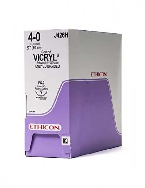 SUTURAS VICRYL 3/8C DE 19MM 45CM. 36UD J496SLH