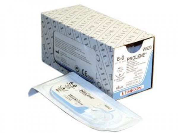 SUTURA PROLENE 3/0 FS-3 3/8C 16mm 75cm 12ud.