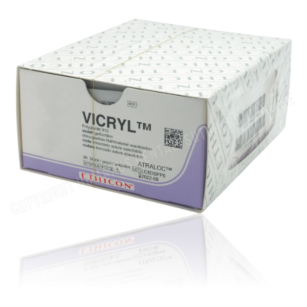 SUTURA VICRYL 4/0 V-5 1/2C 17mm 70cm 36ud.