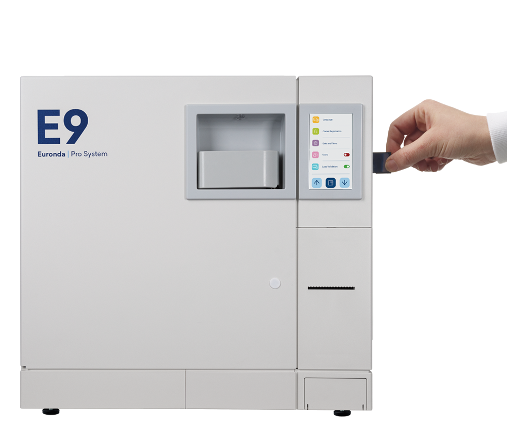 AUTOCLAVE EURONDA E9 NEW 24LT. CLASE B 4.3"