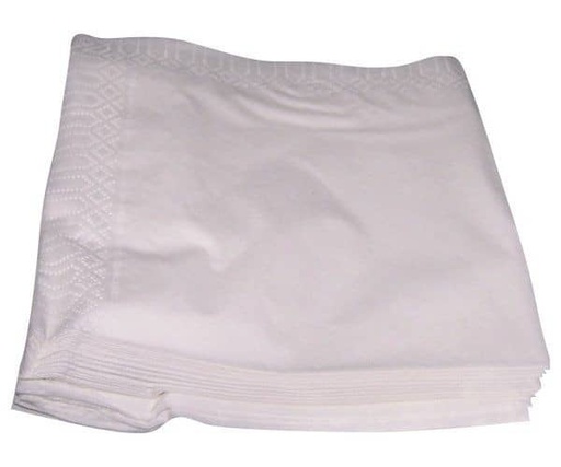[FT0002] SERVILLETAS BLANCAS 2 CAPAS 30X30(48X100U.)TISOFT