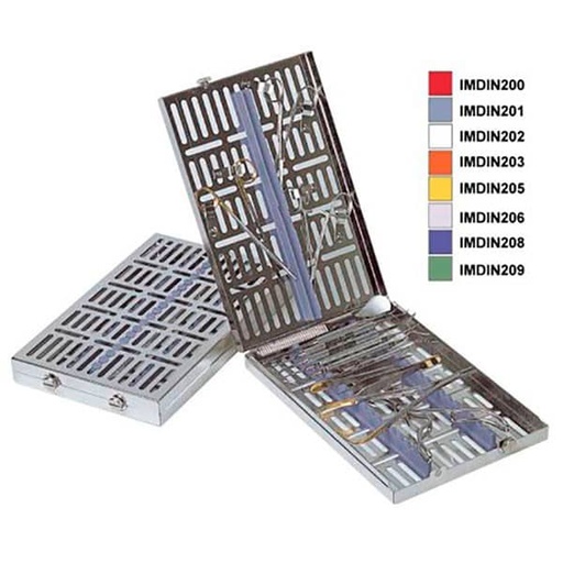 [HF0688] IMDIN201 CASSETE INSTRUMENTOS GRIS HU FRIEDY