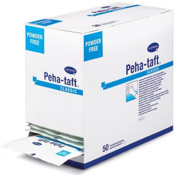 GUANTES PEHA TAFT latex sin polvo esteril 8.5 50U