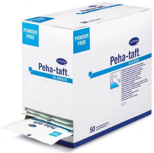 [HM0219] GUANTES PEHA TAFT latex sin polvo esteril 8.5 50U