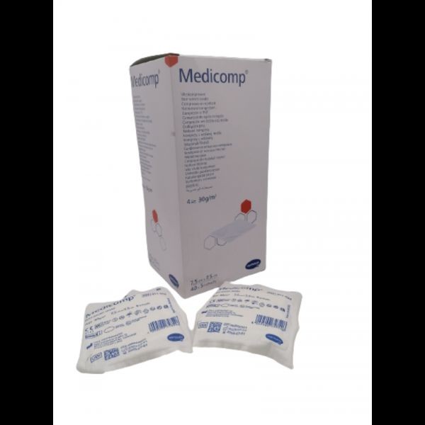 GASAS ESTERILES 5X5 MEDICOMP (40x5U) 4110514