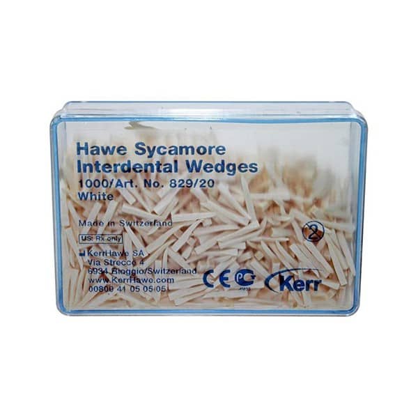 829-20 CUÑAS MADERA BLANCA 1000ud.