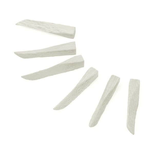 829-70 CUÑAS MADERA BLANCA1000ud.