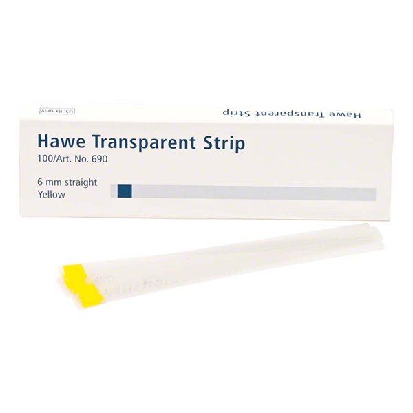 690 TIRAS HAWE TRANSPARENTE 6x100. AMARILLA 100ud.