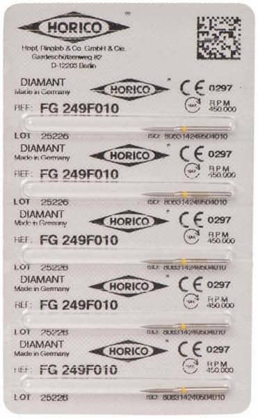 249F-010  F.G. FRESA DIAMANTE HORICO 5 UDS.
