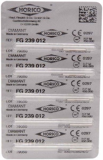 [HO0128] 239-012 F.G. FRESA DIAMANTE HORICO 830L 5 UDS.