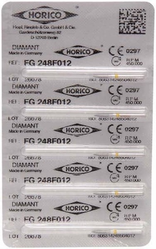 [HO0131] 248F-012  F.G. FRESA DIAMANTE HORICO 5 UDS.