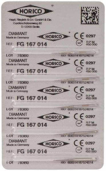 167-014 F.G. FRESA DIAMANTE HORICO 5 UDS.