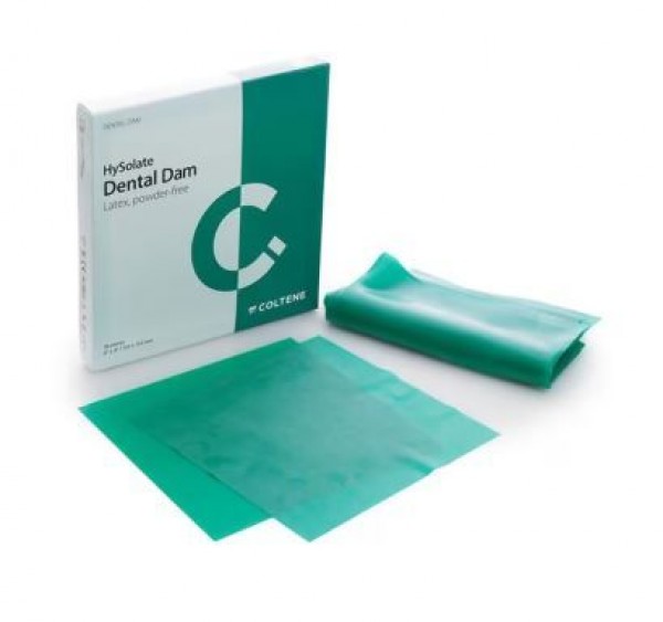 HYSOLATE DIQUE GOMA FINO VERDE 52ud.