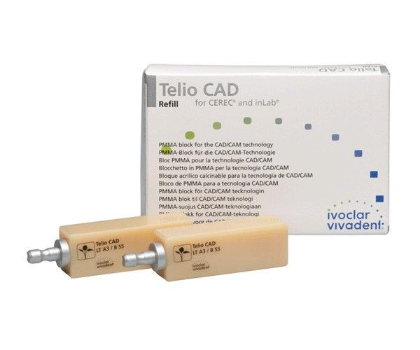 TELIO CAD cerec/inlab LT A1 B55 3 ud
