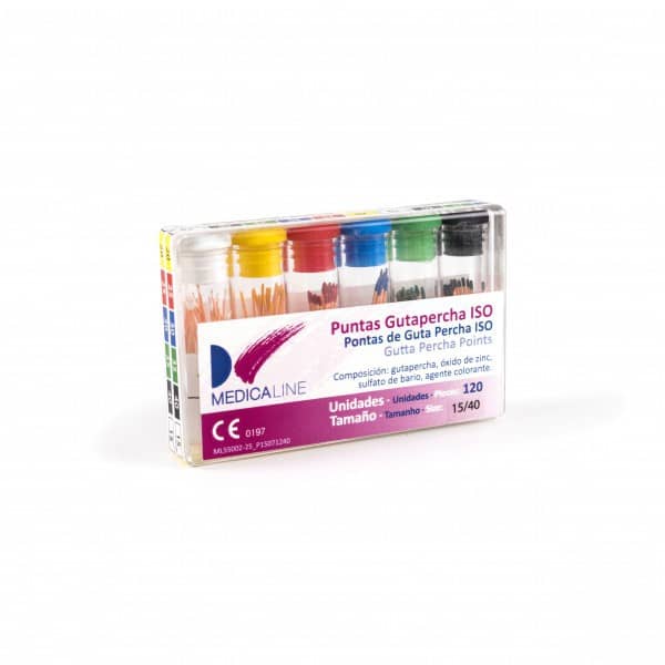 PUNTAS DE PAPEL PTA.COLOR MEDICALINE 200uds.