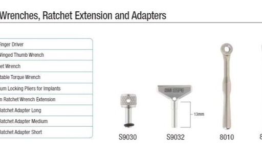 [IM0140] S9032 MDI WINGED THUMB WRENCH