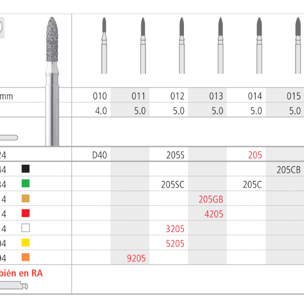 FG 4205/6 860-012 FG DIAM. FINO 6ud.