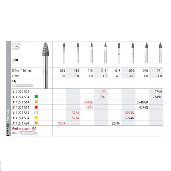 FG 3274/6 390-014 FG DIAM. FINO 6ud.