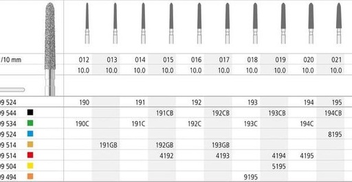 [IN0231] FG 4195/6 879K-020 FG DIAM. FINO 6ud.