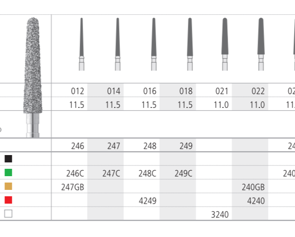 FG 240/6  850L-023 FG DIAM. MEDIO 6ud.