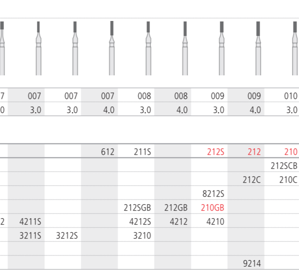 FG 212S/6  835-009 FG DIAM. MEDIO 6ud.