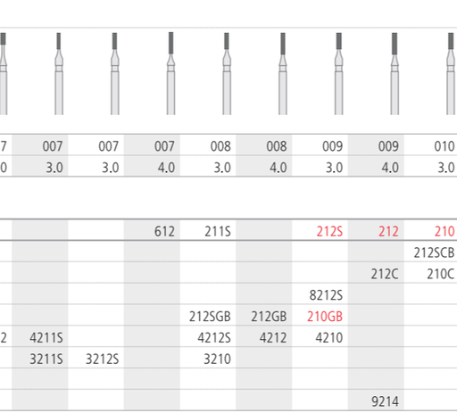 [IN0314] FG 212S/6  835-009 FG DIAM. MEDIO 6ud.