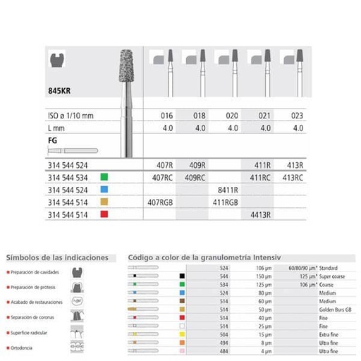 [IN0438] 413R/6 845KR-023 FG DIAM. MEDIO 6U.