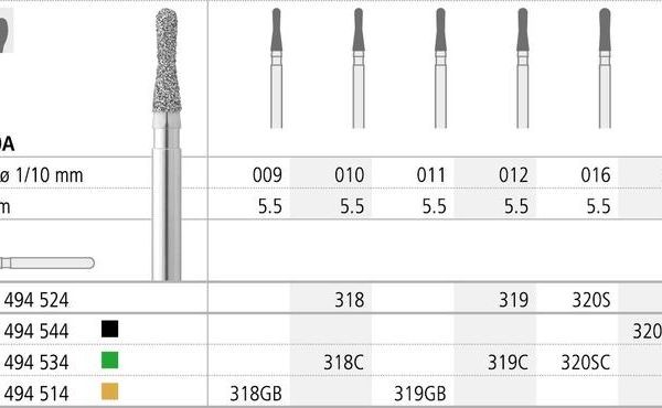 FG 318/6  830A-010 FG DIAM. MEDIO 6ud.