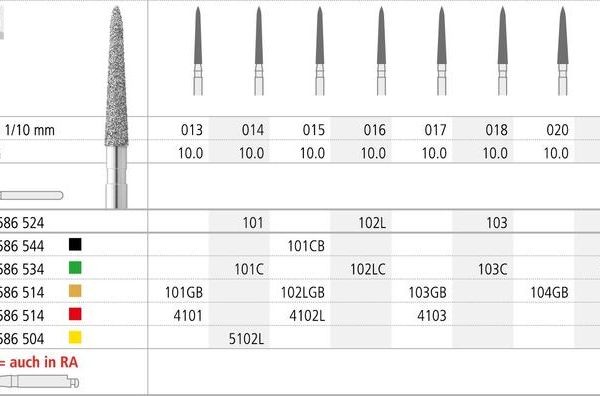 FG 103/6  898-018 FG DIAM. MEDIO 6ud.