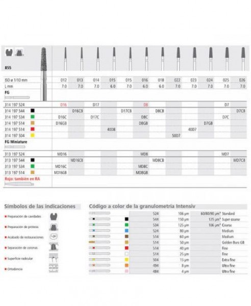 FG D17/6 C 855-014 FG DIAM. GRUESO 6ud.