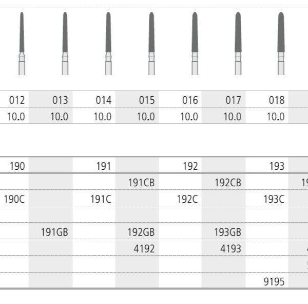 FG 194/6 CB 879K-021 FG DIAM. S-GRUESO 6ud.