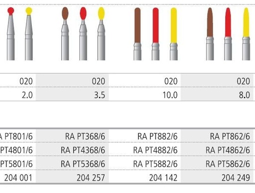 [IN1537] PT4368/6 PREP TWINS RA FOOTBALL  40 MICRAS 6ud.