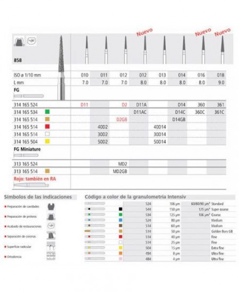 FG 40D14 PROMO/18 858-013 FG DIAM. FINO 18U.