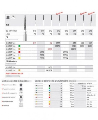 [IN1587] FG 40D14 PROMO/18 858-013 FG DIAM. FINO 18U.