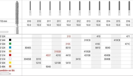 [IN1608] FG 4040B/6 879-014 FG DIAM. FINO 6ud.