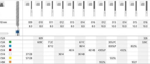 [IN1609] FG 611/6 C 837KR-014 FG DIAM. GRUESO 6ud.