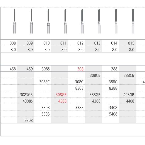 FG 8388/6 878-014 FG DIAM. MEDIO 6ud.