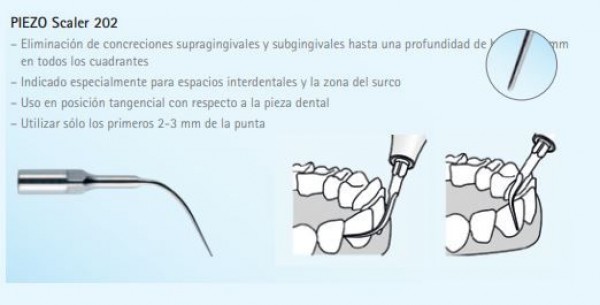 PUNTA PIEZO SCALER Nº 202 KAVO 10074026