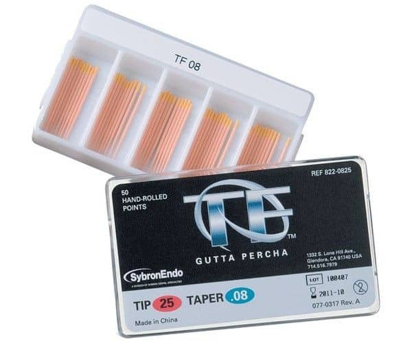 GUTAPERCHA TF CONICIDAD 08 Nº 25 50ud.