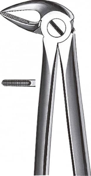 FORCEPS KDM 33A maxilar inf raices (K-60033A)