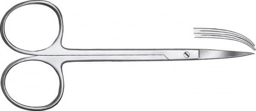 [KM0222] TIJERA KDM p/encía curva