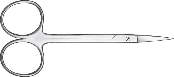 TIJERA KDM p/encía recta 12 cm