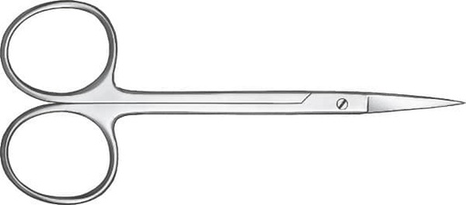 [KM0224] TIJERA KDM p/encía recta 12 cm