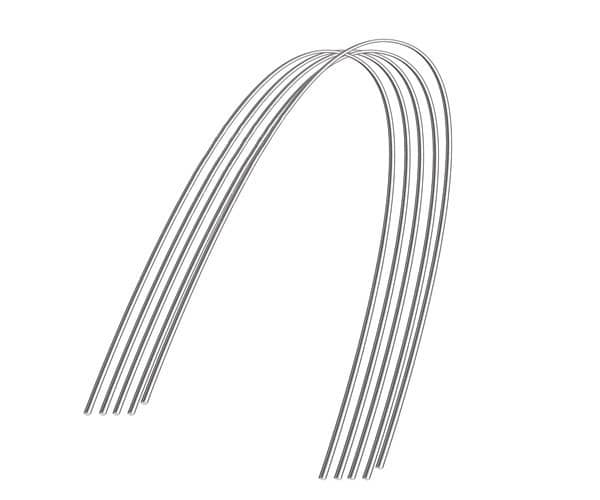 240082 ARCO NITI RECTANGULAR SÚPER-ELÁSTICO 0,17X0